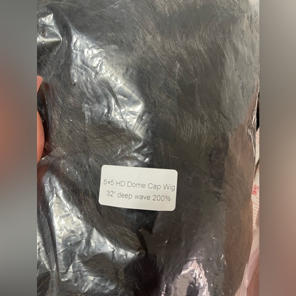 32” Top Quality 5x5 HD Lace, Raw Virgin Human Hair, 200% Density Wig, Size Small - Picture 12 of 14